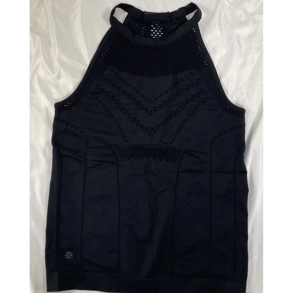 Athleta Black High-Neck Tank Top